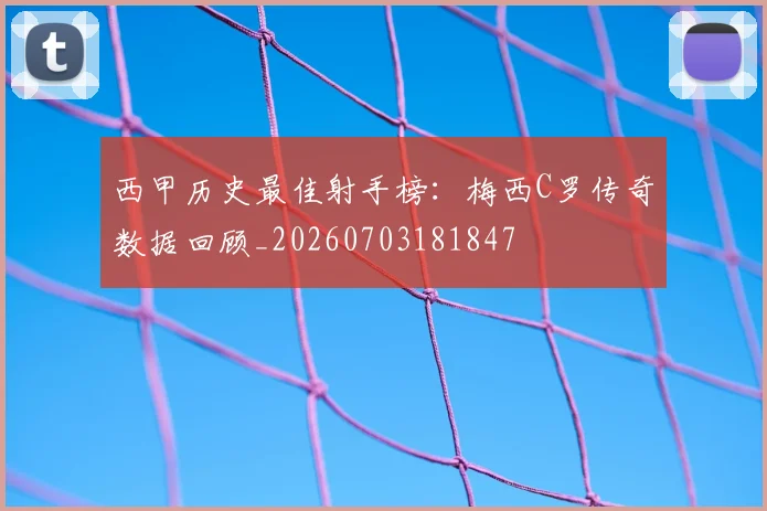 西甲历史最佳射手榜：梅西C罗传奇数据回顾_20260703181847