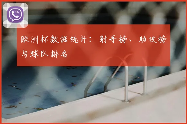 欧洲杯数据统计：射手榜、助攻榜与球队排名